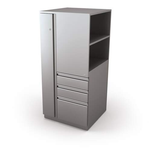 Folio Wardrobe Tower + Bookcase