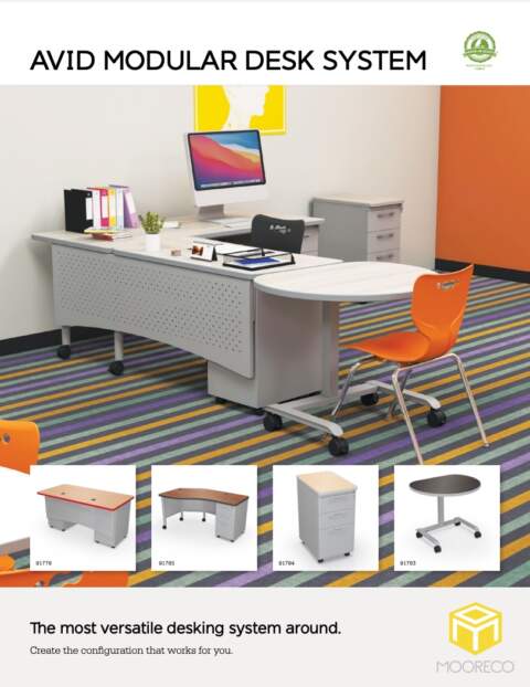 Avid Modular Desk System Feature Sheet