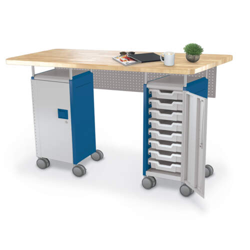 Compass_Mini_H2_MakerSpace-Teachers-Desk-Angle-1-Single-Door-Open-navy-02