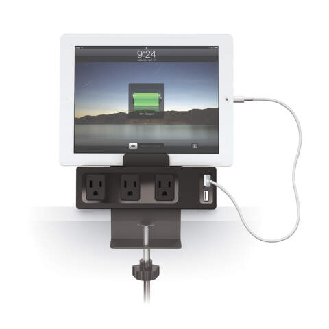 Clamp Mount Outlet & USB Charger