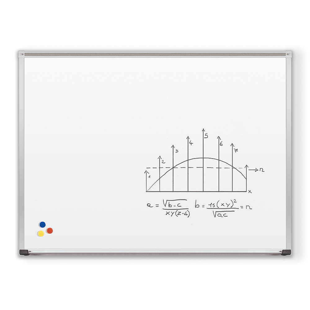 Porcelain Steel Whiteboard with Deluxe Aluminum Trim