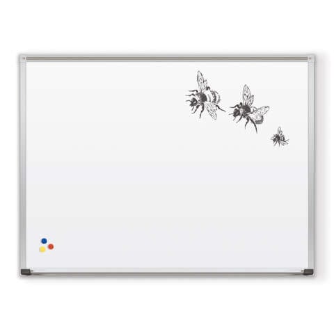 ボムページ Porcelain Steel Whiteboard – Deluxe Aluminum Trim | MooreCo