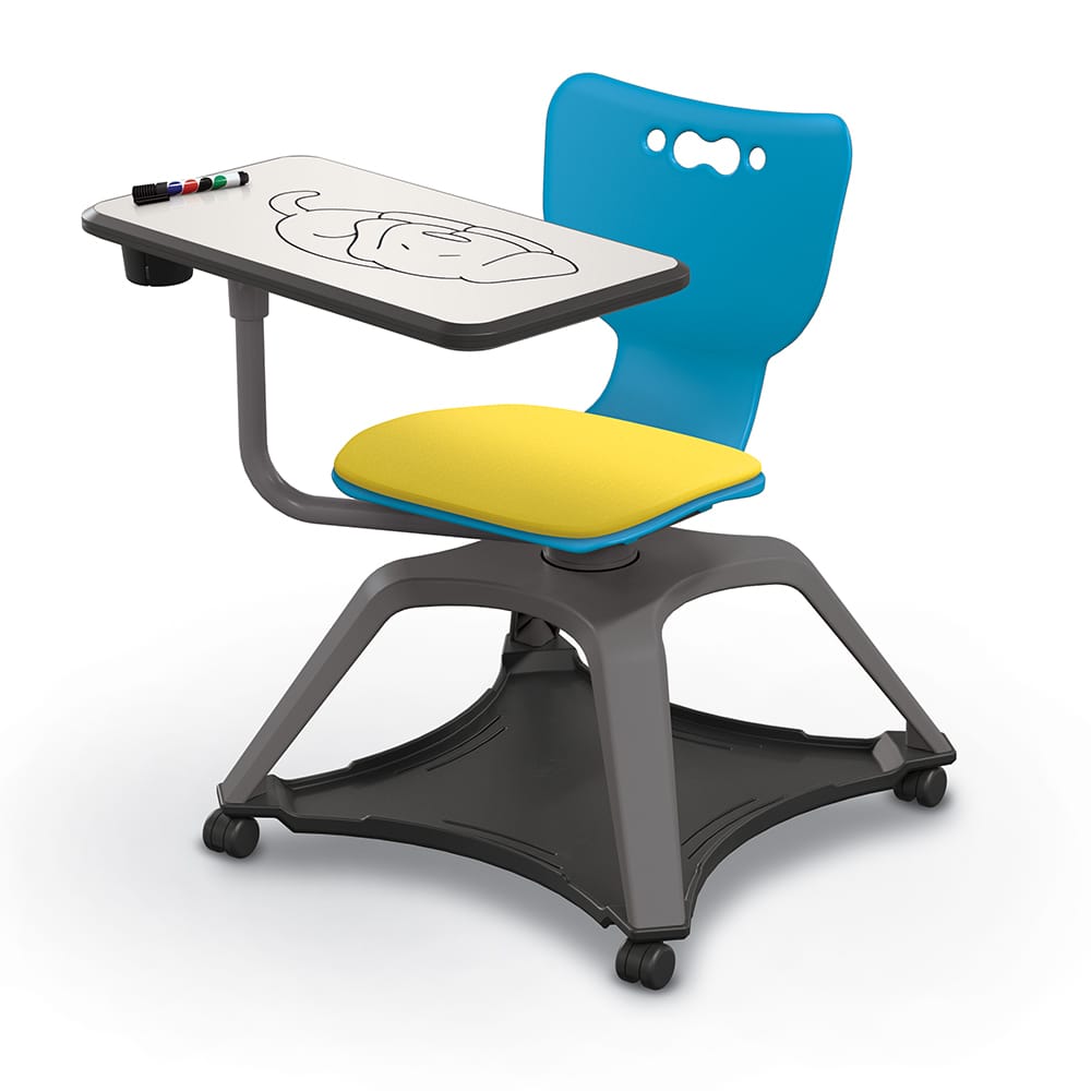 Enroll® Tablet Chair + Hierarchy Shell with Arms | MooreCo