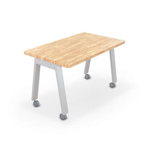 Compass Makerspace Table – Butcher Block