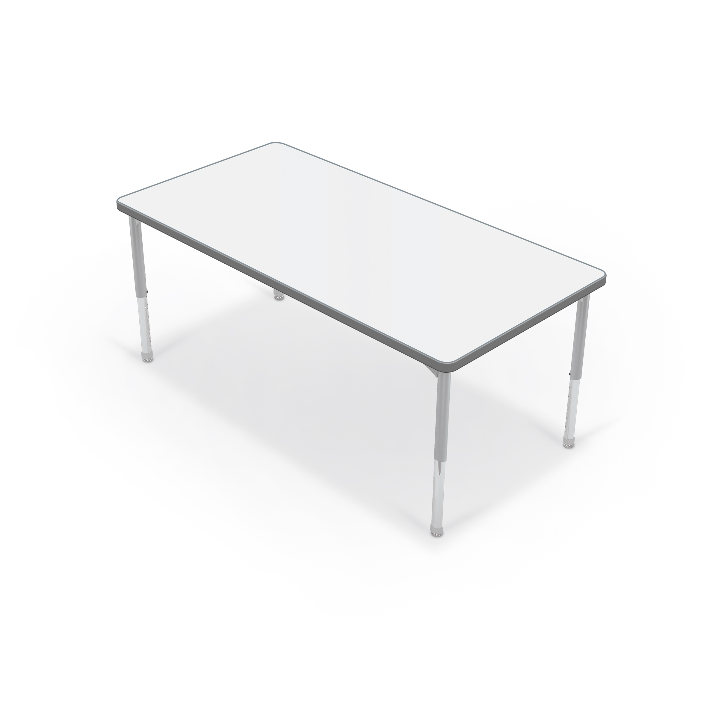 Inklüd™ Table + Porcelain Steel Top – T-Leg Flip Top | MooreCo