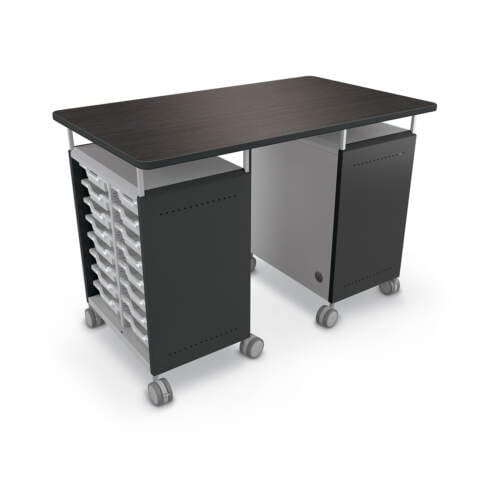 Compass Double Cabinet Teacher Workstation