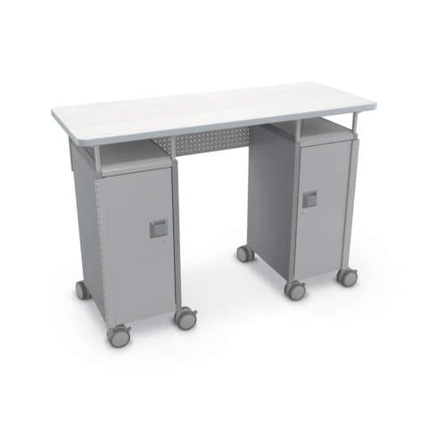 Compass Double Cabinet Teacher Desk