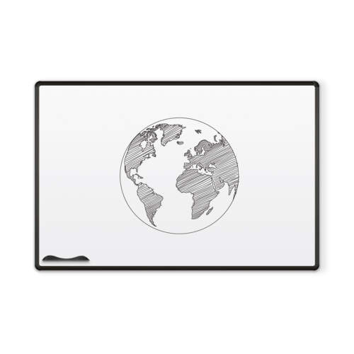 Magne-Rite Whiteboard – Presidential Trim (Black)