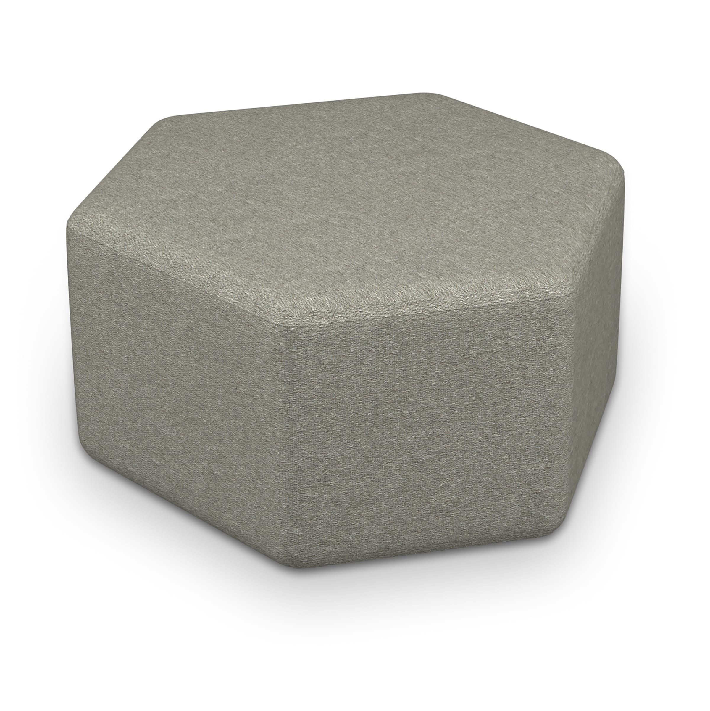 Elevate Wind Hexagonal Ottoman | MooreCo
