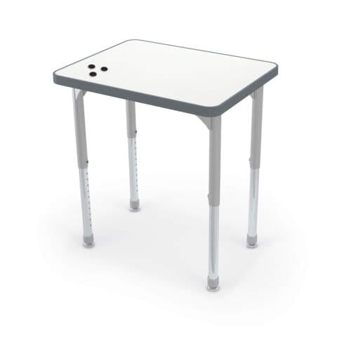 Hierarchy Rectangle Desk + Porcelain Steel Top