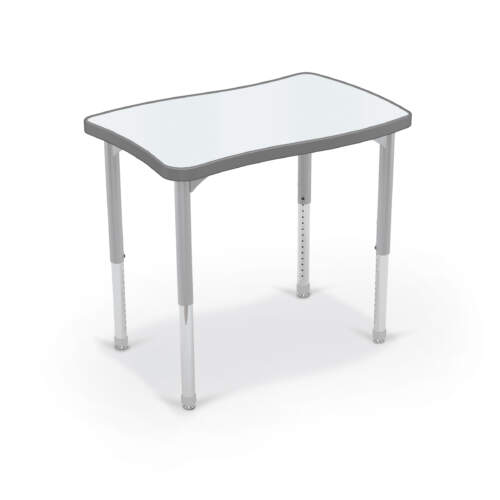 Hierarchy Creator Rectangle Desk + Porcelain Steel Top