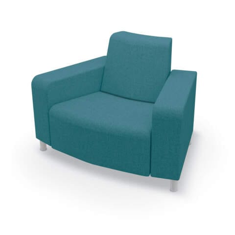 Phoeby Indoor Outside Curve Chair – Both Arms