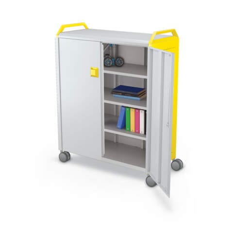 Compass Cabinet Maxi H3 + Doors + Shelves + Casters + Handles