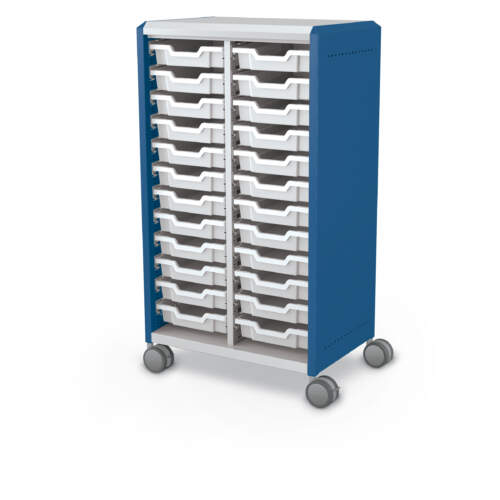 Compass Cabinet Midi H3 + 3" Totes + Casters