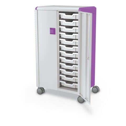 Compass Cabinet Midi H3 + Doors + 3″ Totes + Casters
