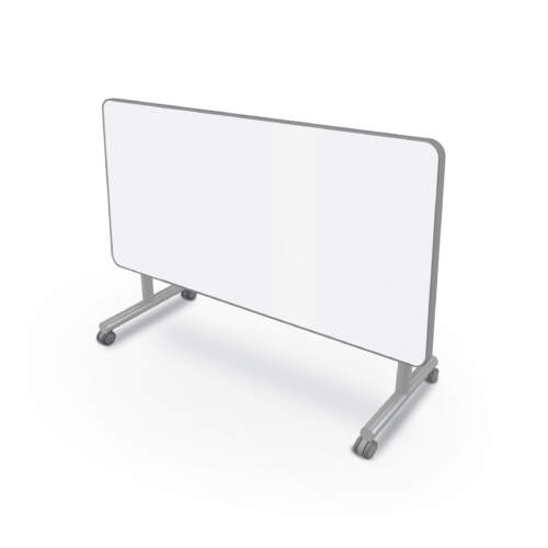 Inklüd™ Table + Porcelain Steel Top – T-Leg Flip Top