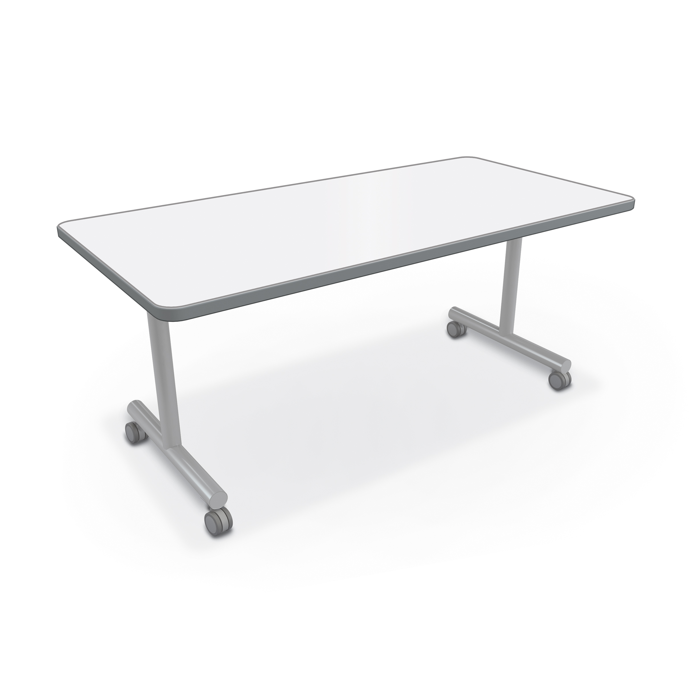 Inklüd™ Table + Porcelain Steel Top – T-Leg Flip Top | MooreCo Inklüd™ Table + Porcelain Steel Top – T-Leg Flip Top | MooreCo