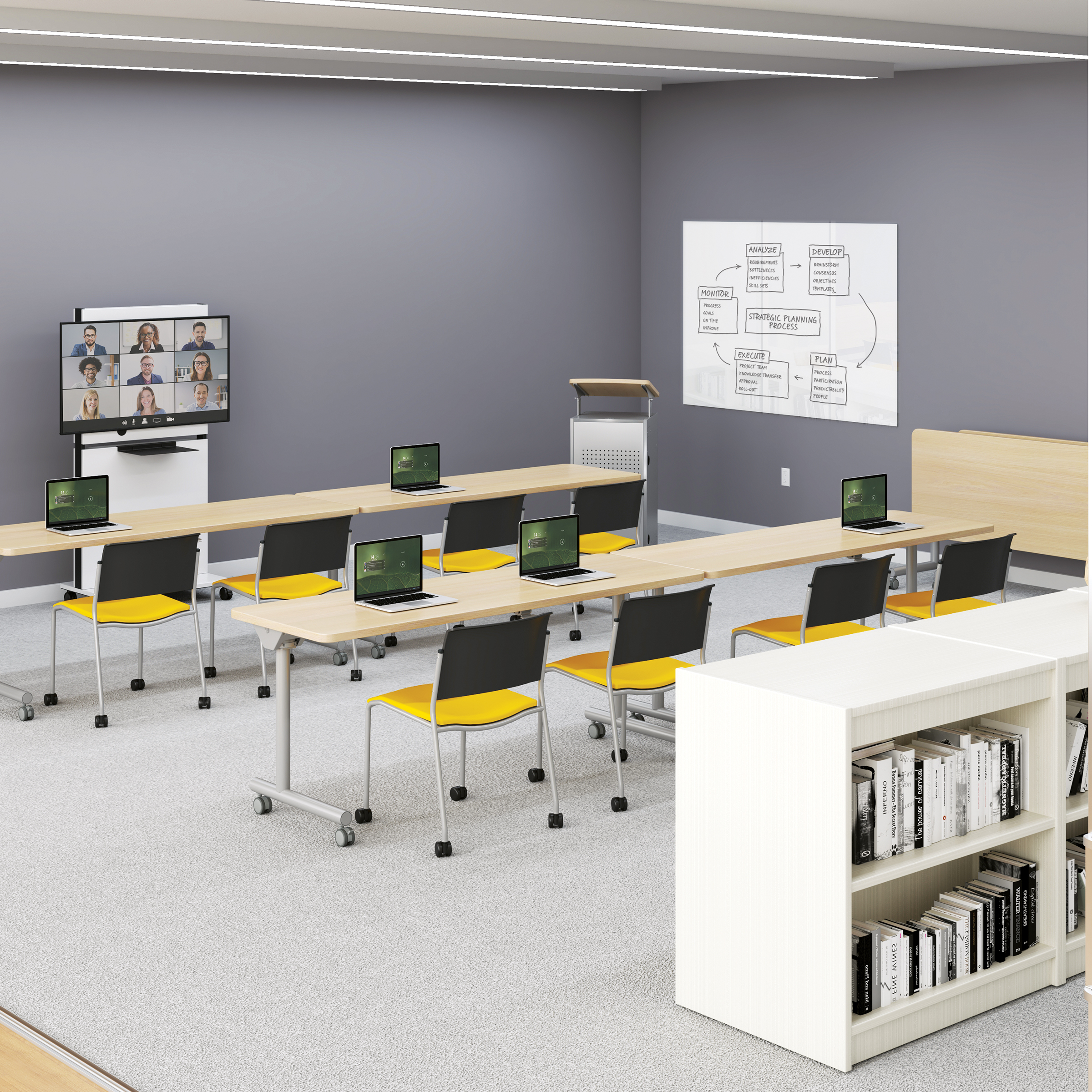 Inklüd™ Table – C-Leg Flip Top | MooreCo Inklüd™ Table – C-Leg Flip Top | MooreCo