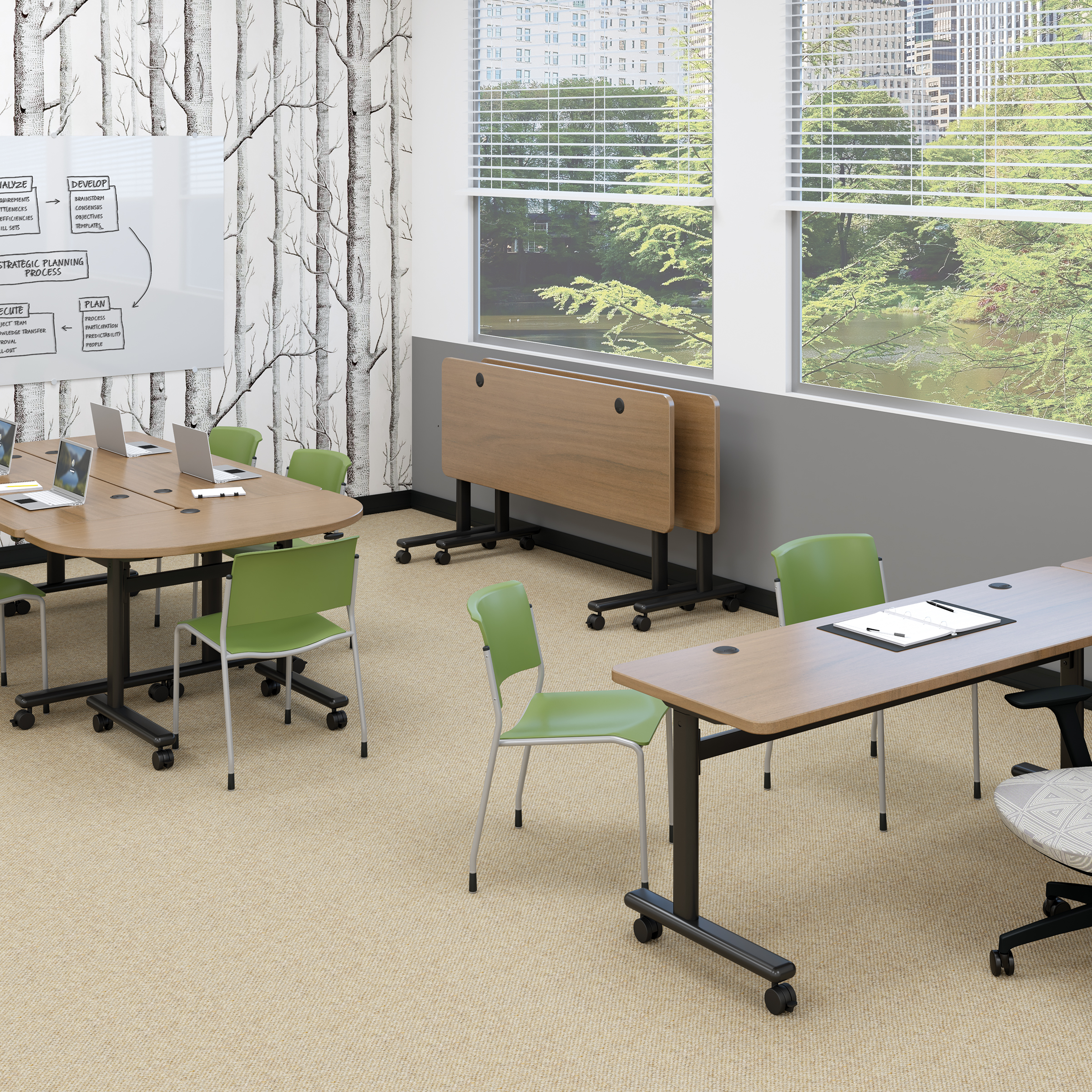 Height Adjustable Flipper Table | MooreCo Height Adjustable Flipper Table | MooreCo