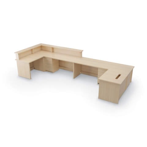 Recto Circulation Desk – C-Shape
