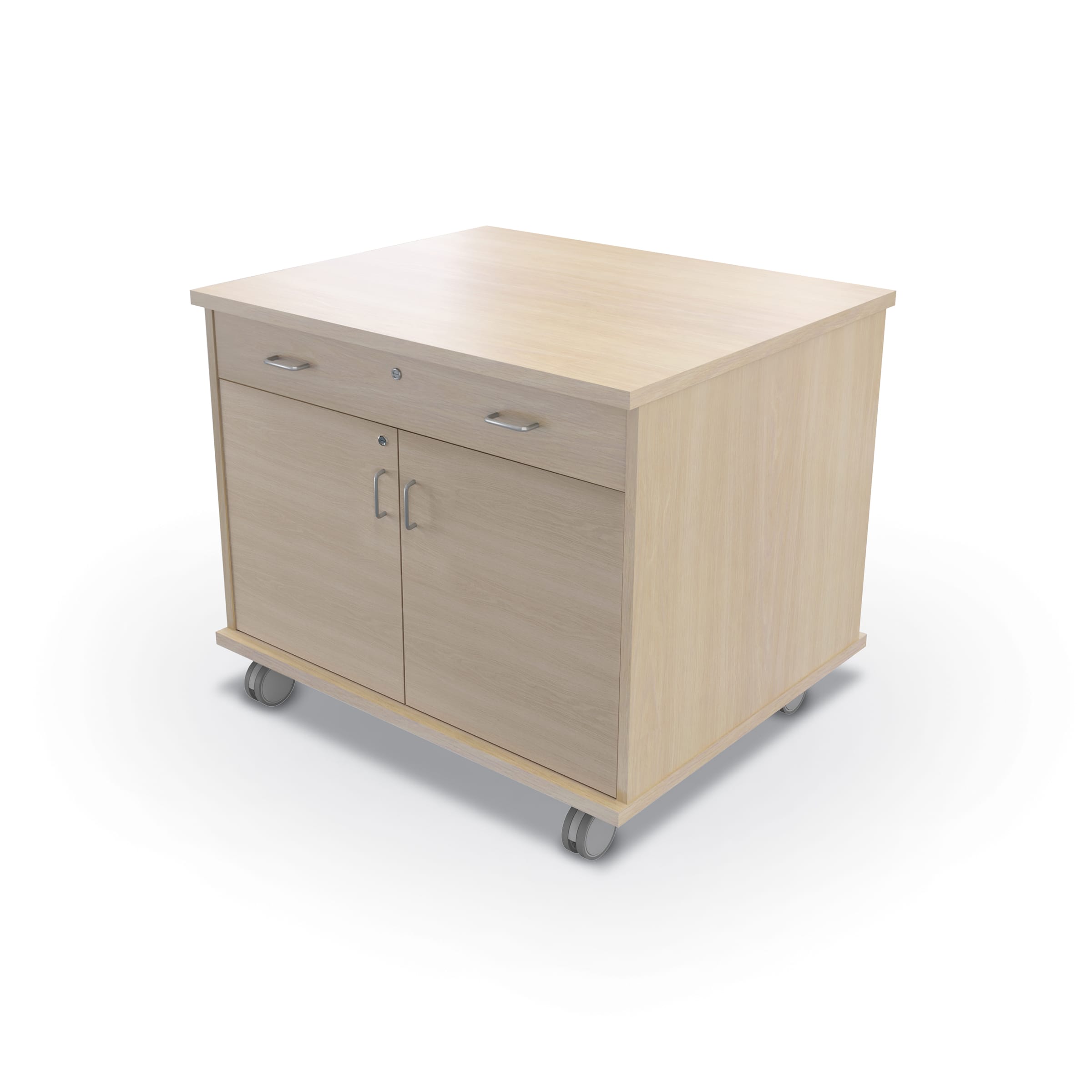 Verso Drawer + Closed Storage + Fixed Shelf Unit