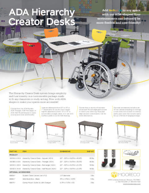 Hierarchy Creator ADA Desk Flyer