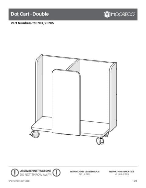 Dot Cart 20703 20705 Assembly Instructions