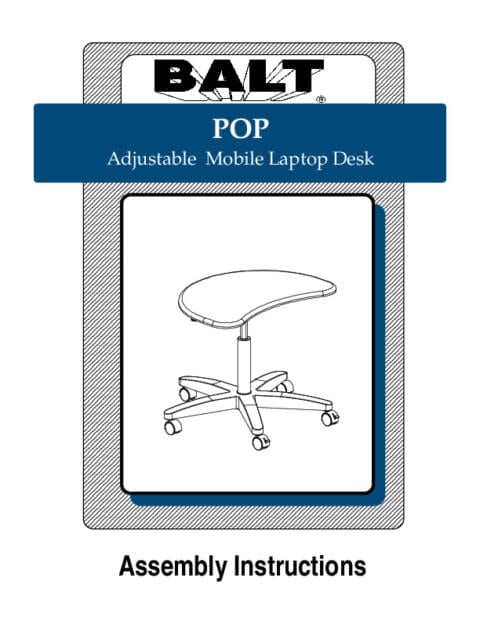 POP Laptop Cart Assembly Instructions