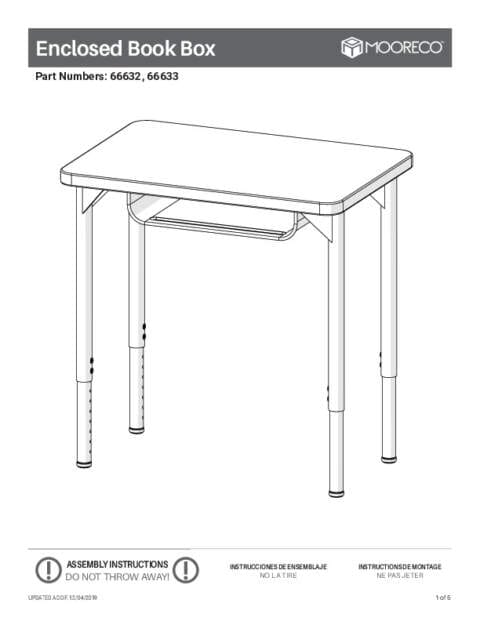 Enclosed Book Box Assembly Instructions
