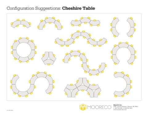 Cheshire Table Configurations