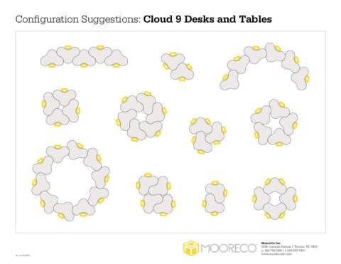 Cloud 9 Desk + Table Configurations