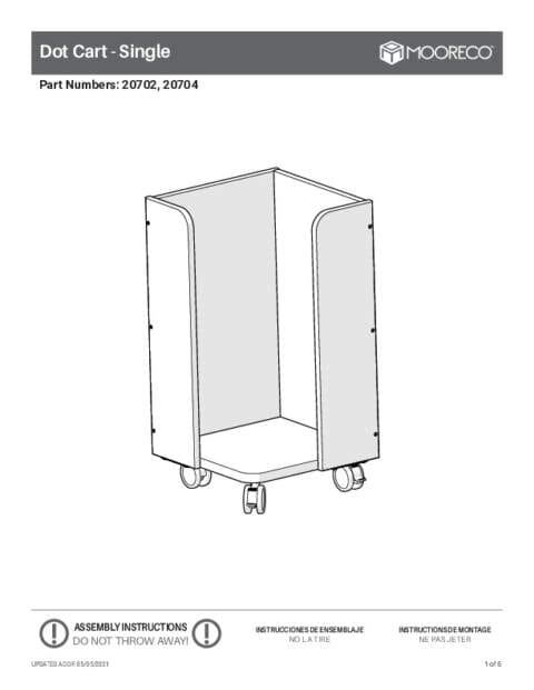 Dot Cart 20702 20704 Assembly Instructions