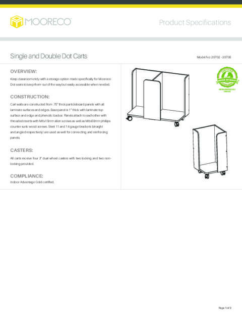 Dot Cart Spec Sheet