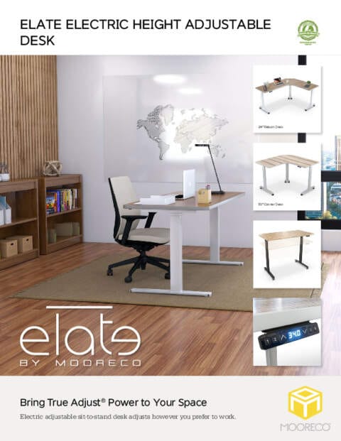 Elate Electric Height Adjustable Desk Feature Sheet