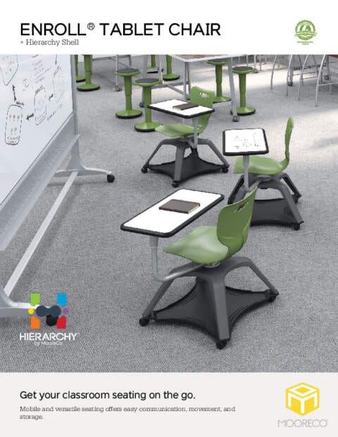 Enroll Tablet Chair + Hierarchy Shell Feature Sheet