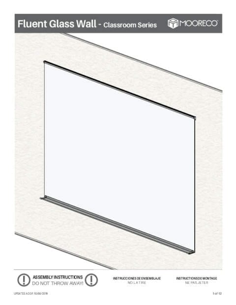 Fluent Glass Wall Assembly Instructions