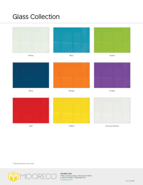 Glass Swatch Card