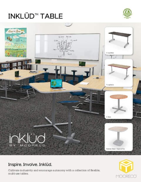 Inklüd Table Feature Sheet