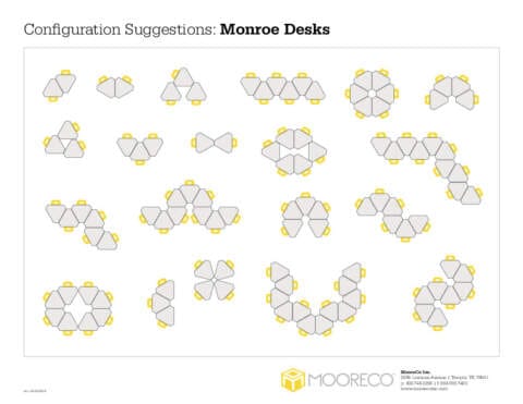 Monroe Desk Configurations