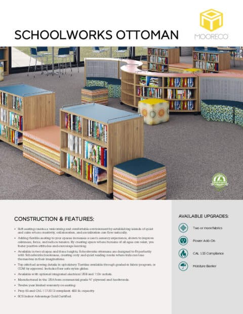 Schoolworks Ottoman Feature Sheet