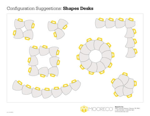 Shapes Desk Configurations