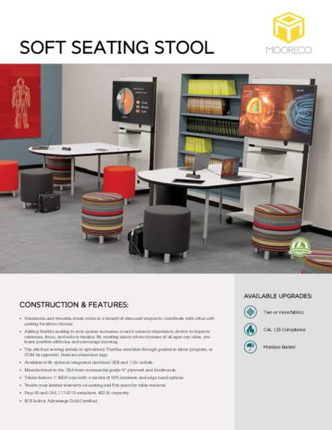 Soft Seating Stool Feature Sheet