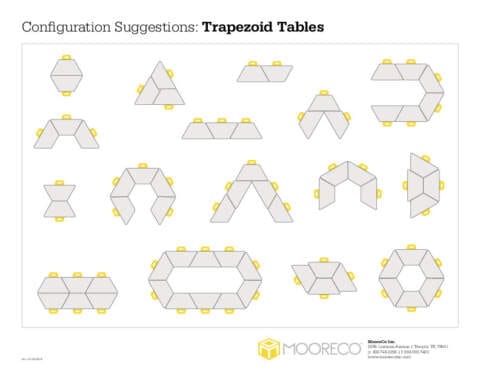 Trapezoid Table Configurations