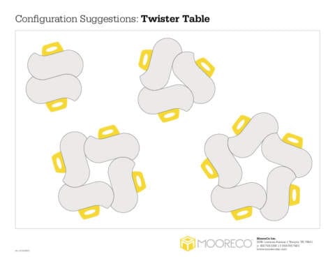 Twister Table Configurations
