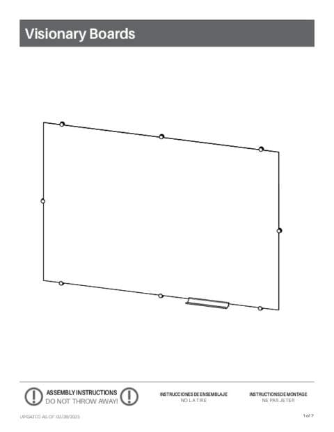 Visionary Board Assembly Instructions