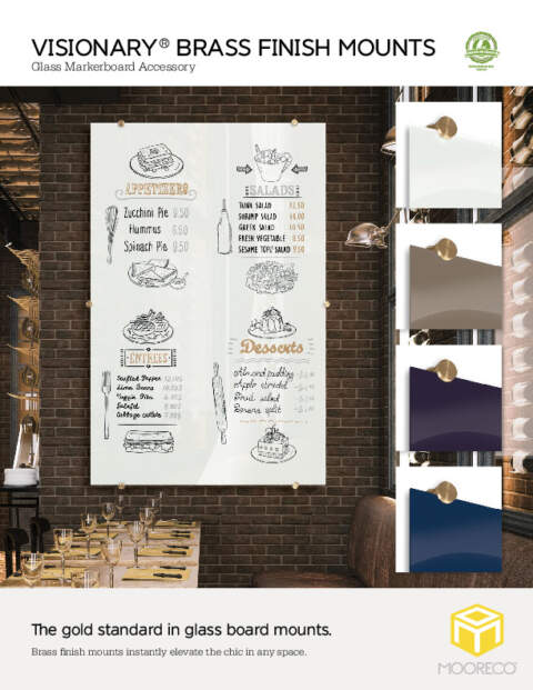 Visionary Brass Finish Mounts Feature Sheet