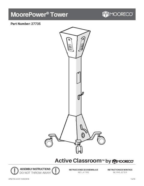 MoorePower Tower Assembly Instructions