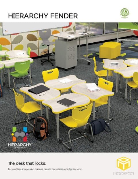 Hierarchy Fender Desk Feature Sheet