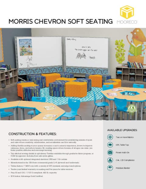 Morris Chevron Soft Seating Feature Sheet