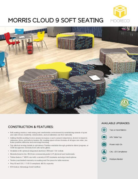 Morris Cloud 9 Soft Seating Feature Sheet